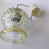 Vintage glass pendant lamp