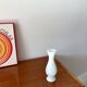 white opaline vase design from the 50s