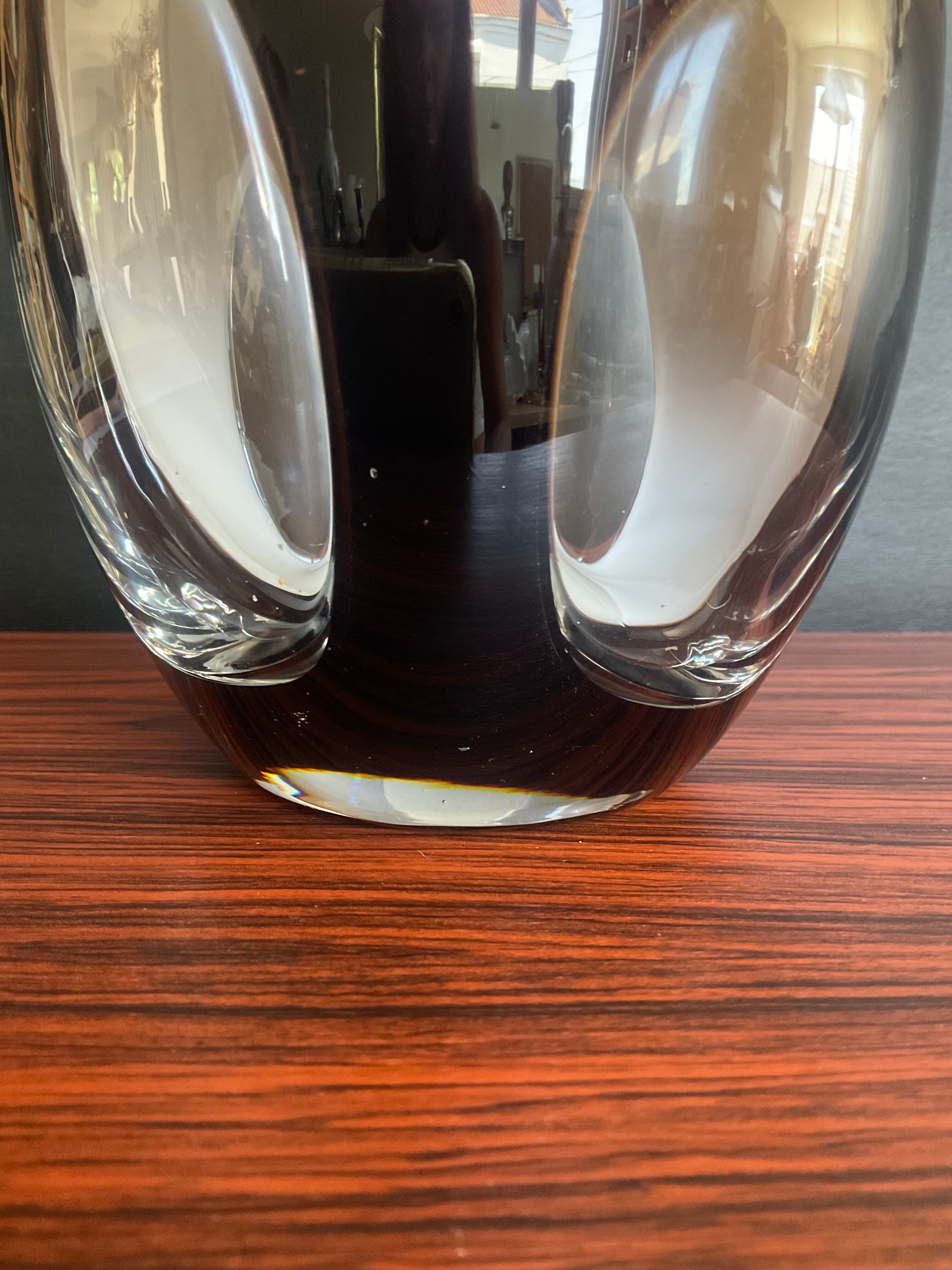 Vase Space Age in triple-layer glass