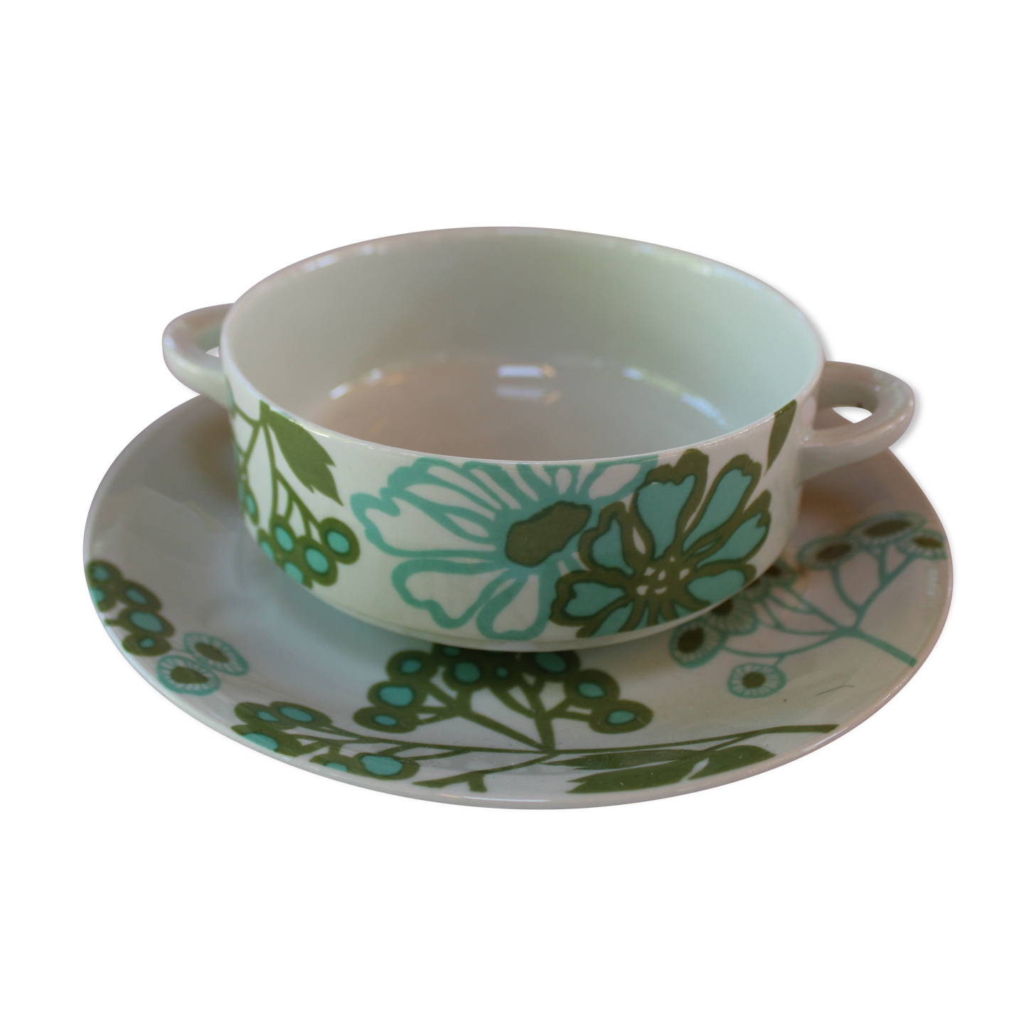 Plate broth/soup bowl-Villeroy and Boch-service Scarlett