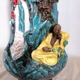 Vase Characters in relief