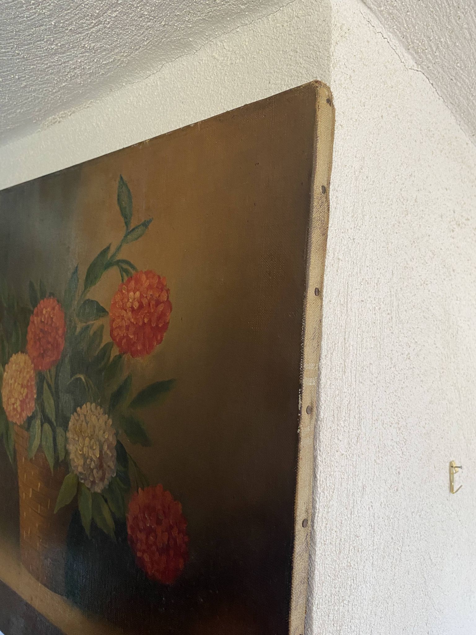 Huile nature morte sur toile