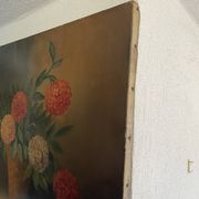 Huile nature morte sur toile