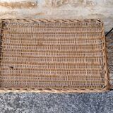 Rattan rolling table