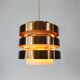 Hanging lamp in copper and metal 1960s