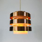 Hanging lamp in copper and metal 1960s
