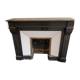 Belgian black marble fireplace without veining