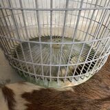 Large metal basket / basket, industrial style