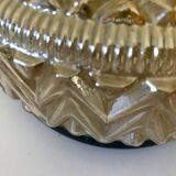 Vintage iridescent amber ceiling