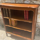 Petite Bibliothèque ou Bibus en Chêne de style Louis XV