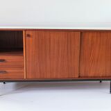 Buffet Bas 1960 in mahogany, Provenance Cité Universitaire Jean Zay