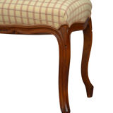 Walnut duet stool