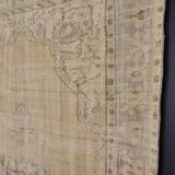 Beige Vintage Turkish Floral Rug sku 1261