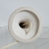 Matte white ceramic lamp 1960