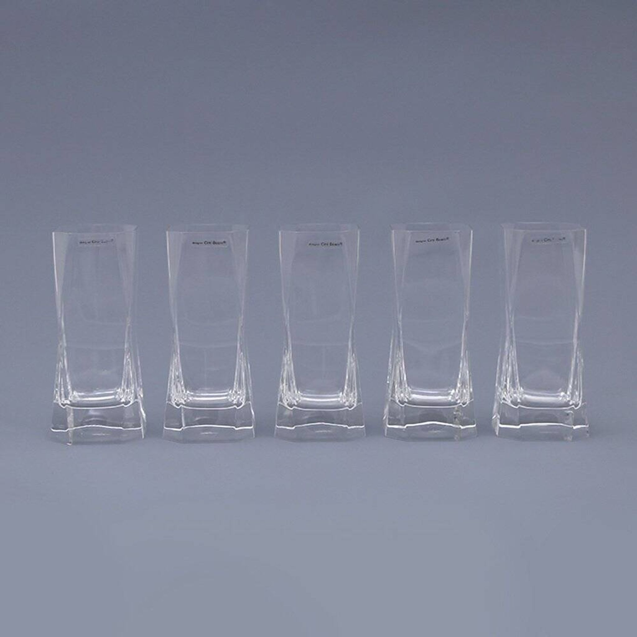 Vintage glasses by Cini Boeri for Arnolfo Di Cambio, 1970s, set of 5.
