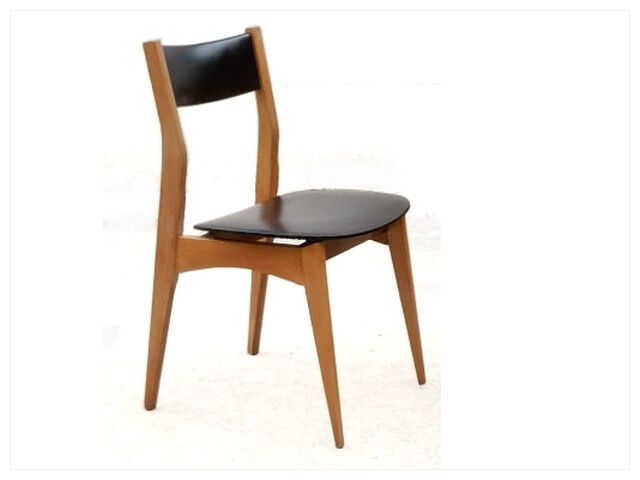 Set of 6 vintage Scandinavian chairs 1960s