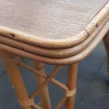 Rattan table
