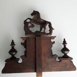 Fronton de meuble en bois 33 cm