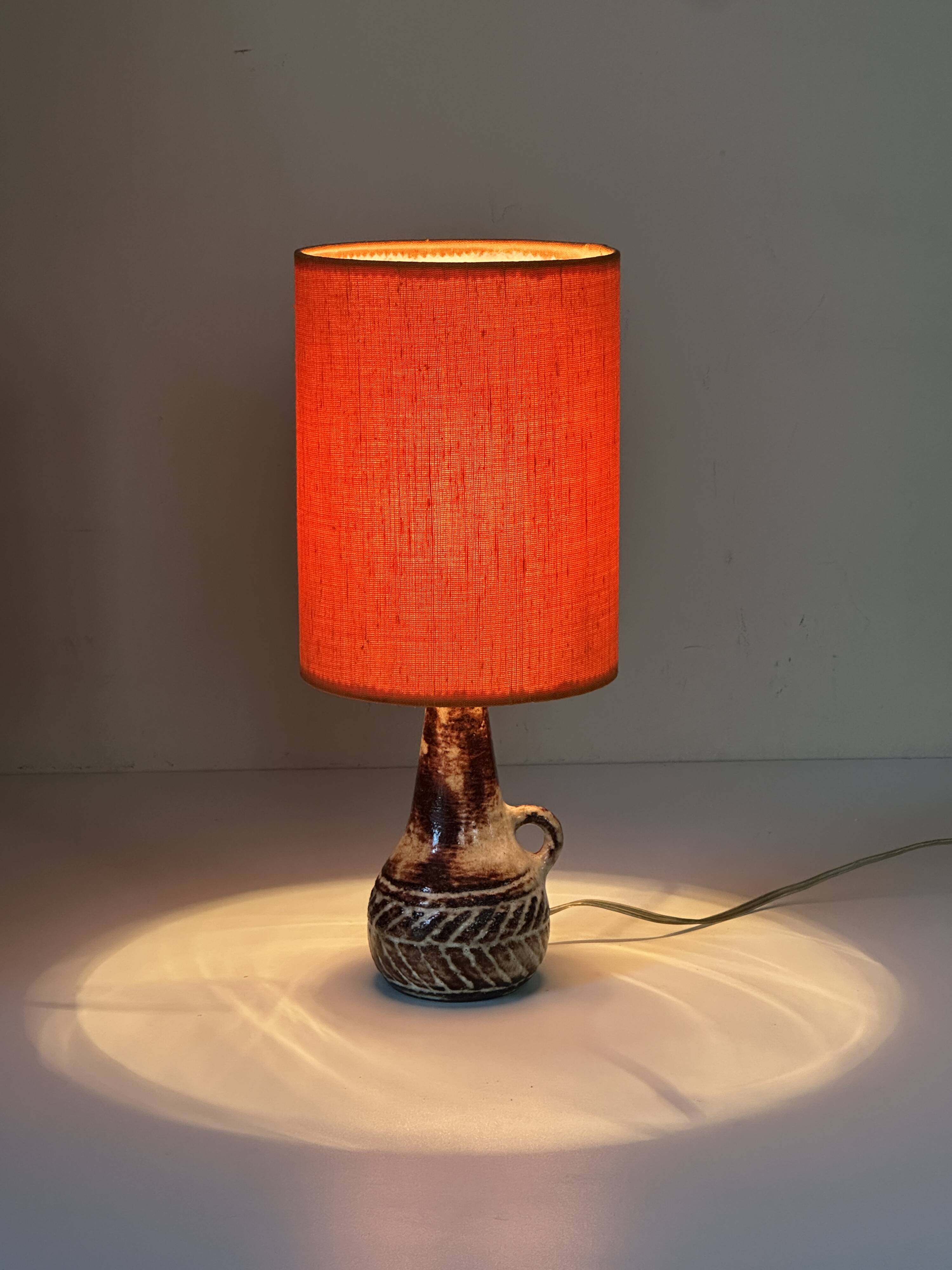 Lampe en céramique Olivier petit design vintage années 60