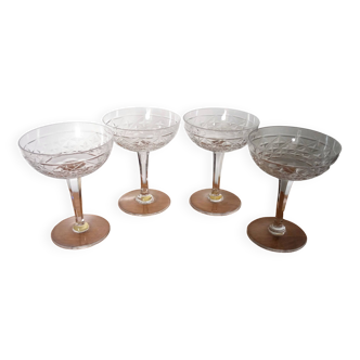 Lorraine crystal cups