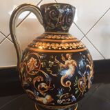 Vase in Gien with Renaissance decorations