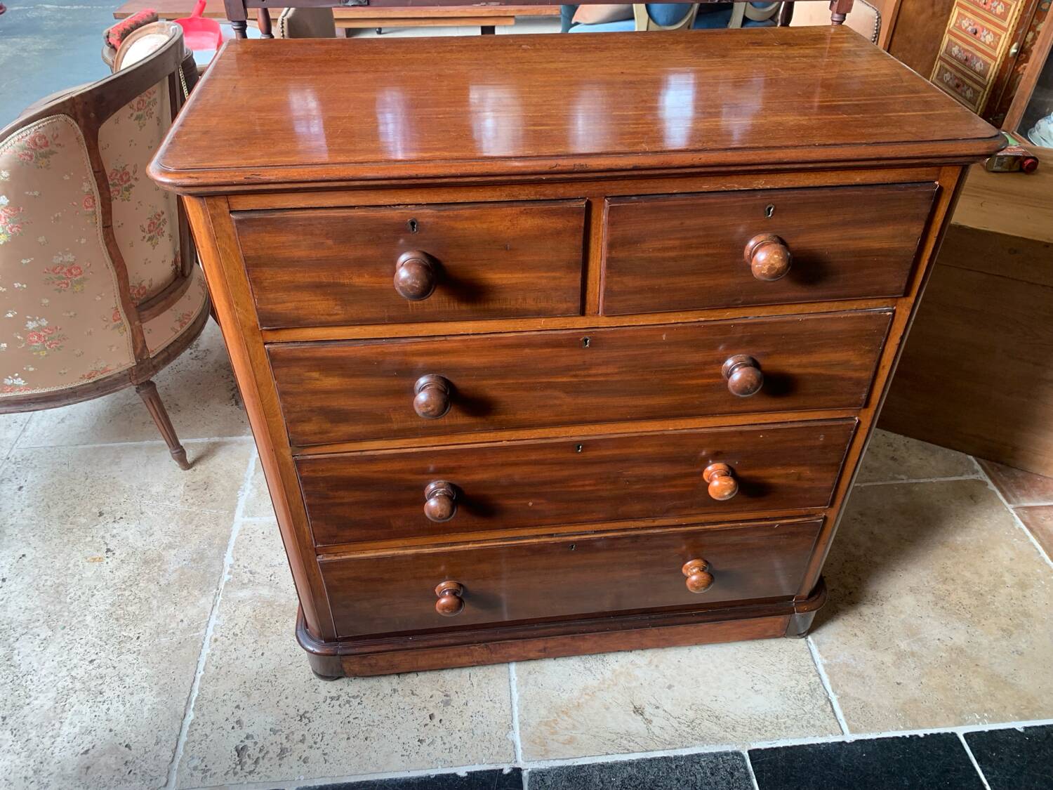 Commode anglaise haute