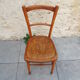 Decorated seated bistro chair