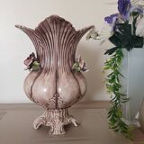 Decorative porcelain vase in Capodimonte style.