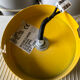 Suspension lamp yellow metal