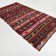 Colorful Long Wide Vintage Kilim Runner Rug, Turkish Woven Rug, 162x313 Cm