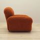 Orange armchair, Italian design, 1970s, production: Italy