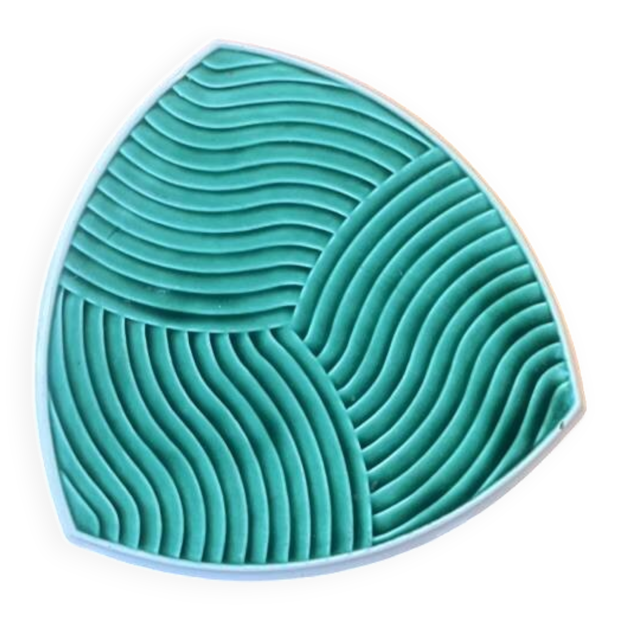 Sarreguemines ceramic table mat or centerpiece