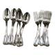Silver shell cutlery