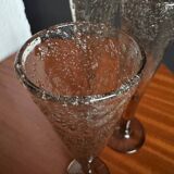 Champagne flutes bubble glass Biot