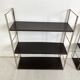 Pair of twisted string wall shelves