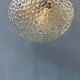 Vintage glass ceiling light by Helena Tynell for Glashütte Limburg