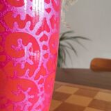 Fuchsia pink ceramic vase Scheurich made in Germany.