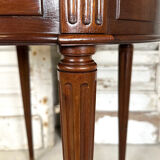 Louis XVI style mahogany hot water bottle table