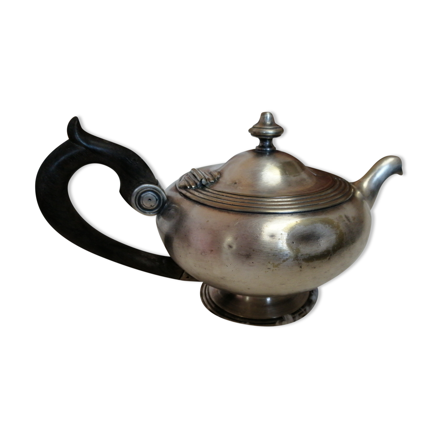Silver teapot