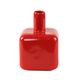 Red ceramic vase, German design, 1990s, manufactured by ASA Selection