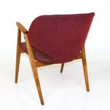 Scandinavian beech armchair, Sweden, 1960