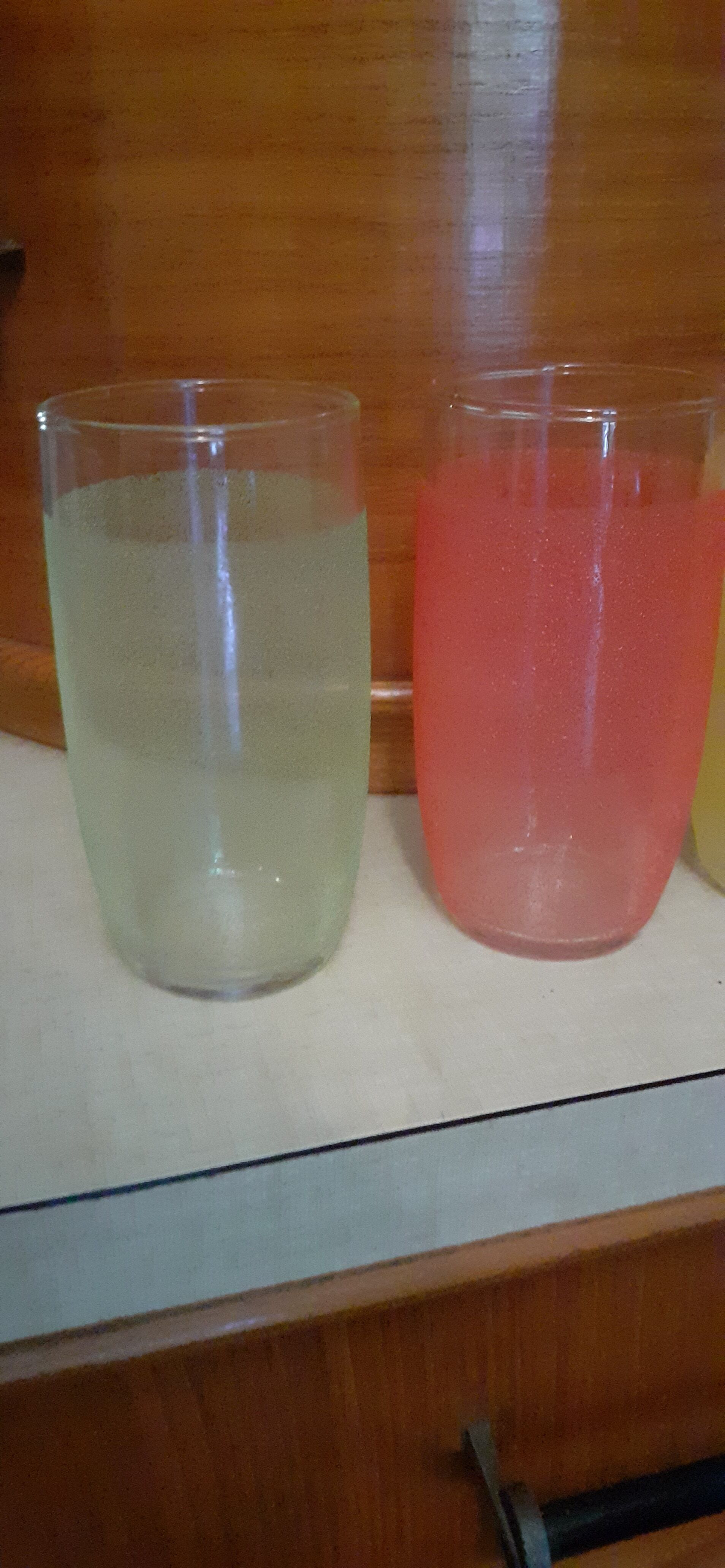 Orangeade glasses