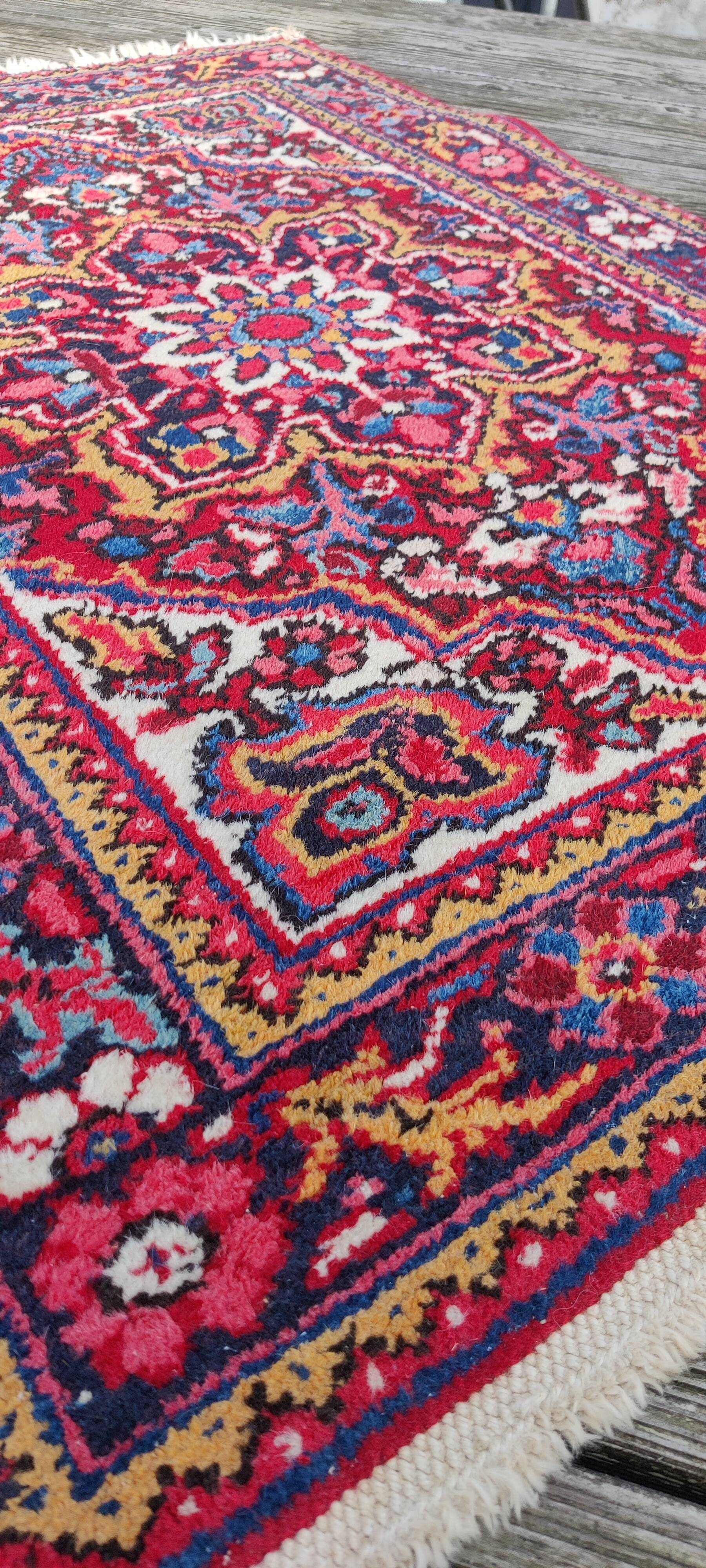 Tapis persan de Malayer vintage