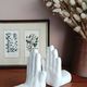 Ceramic hand bookends