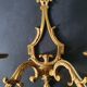 Three Louis XVI bronze wall sconces by Lucien Gau, Paris, antique.