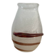 Vintage miniature vase in bubbled glass paste