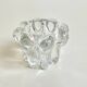 Moulded glass candlestick