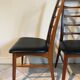Set of 6 Scandinavian Teak "Lis" chairs by Niels Koefoed, Circa 1960