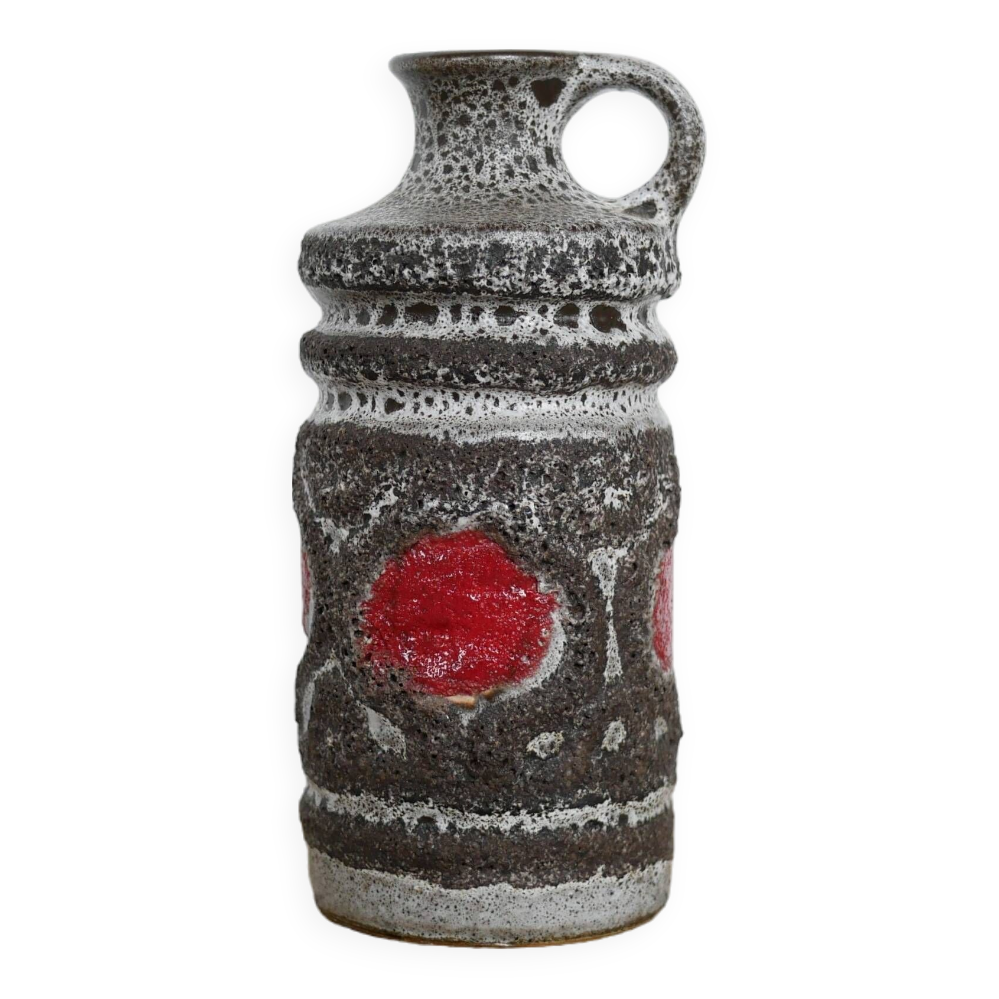 Vase vintage en céramique VEB Haldensleben Keramik, Allemagne