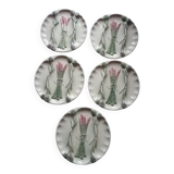 5 asparagus plates